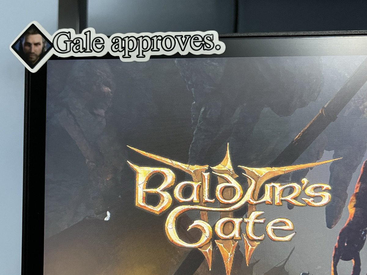 Got myself a little “Gale approves” upgrade to my computer because that’s all that matters <3
Hopefully he approves of this addition.

#bg3 #galedekarios #BaldurGate3