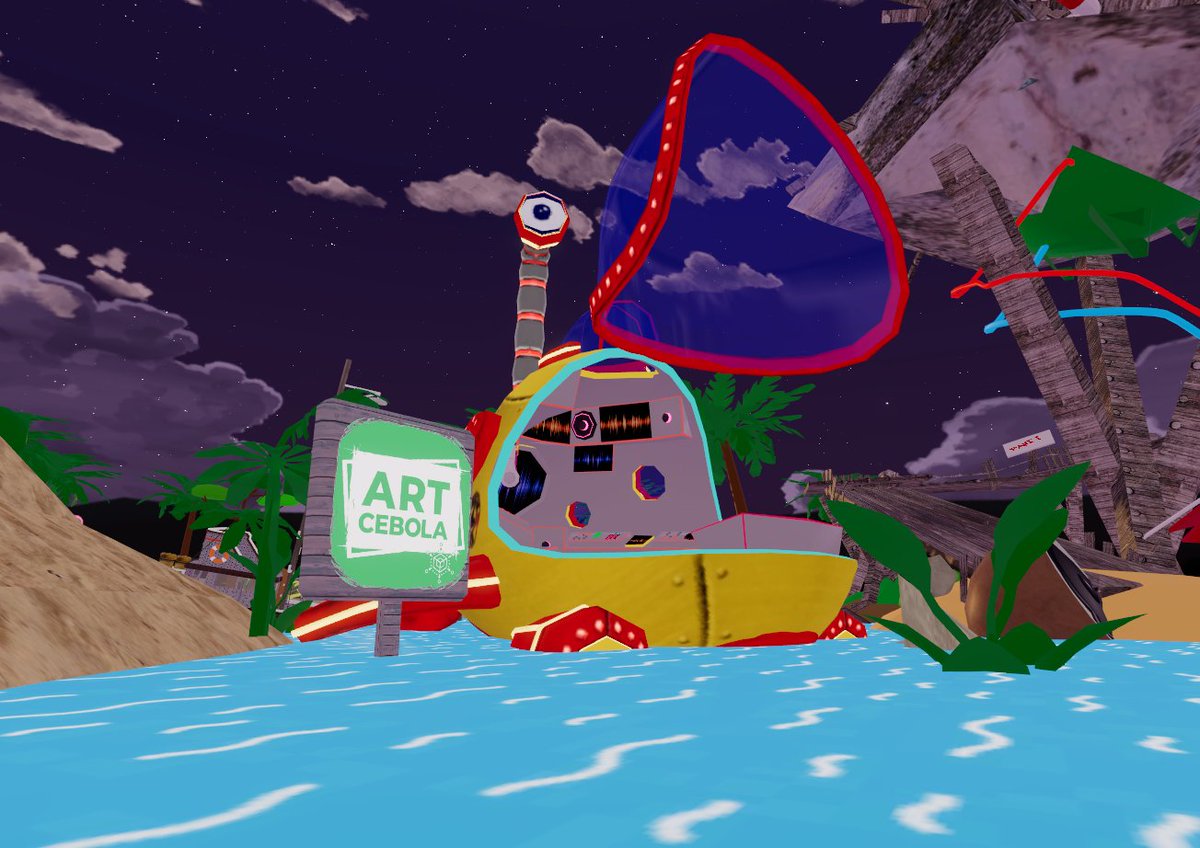 We are out there partying in Fantasy Island!
<a href="/decentraland/">Decentraland</a> at 98,87

Music by @Defector_Dan X <a href="/HENNYWUBS/">𝒽 𝑒 𝓃 𝓃 𝓎</a>

Artists:
<a href="/Comintedlabs/">Cominted Labs</a>
<a href="/vvcryptos/">VV</a>
<a href="/Satendr77019947/">Juek</a>
<a href="/rub_qbe/">RUB.QBE</a>
<a href="/DogmanDcl/">devdog.eth | DOGMAN</a>
<a href="/ArtCebola/">ArtCebola</a> 

<a href="/tangpoko/">Tangpoko</a> <a href="/SpottieWiFi/">Spottie 🛜</a> <a href="/sandstormmeetup/">Sandstorm</a> 

Join us -&gt; play.decentraland.org/?realm=hela&po…