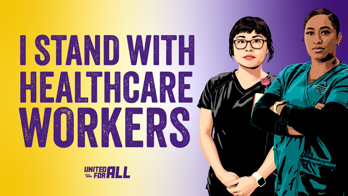 As a daughter of a nurse, I believe our healthcare workers deserve to be properly compensated for keeping our communities healthy. Fair wages for healthcare workers are critical to delivering high quality & accessible healthcare in California. #United4All
#ISupportKaiserWorkers