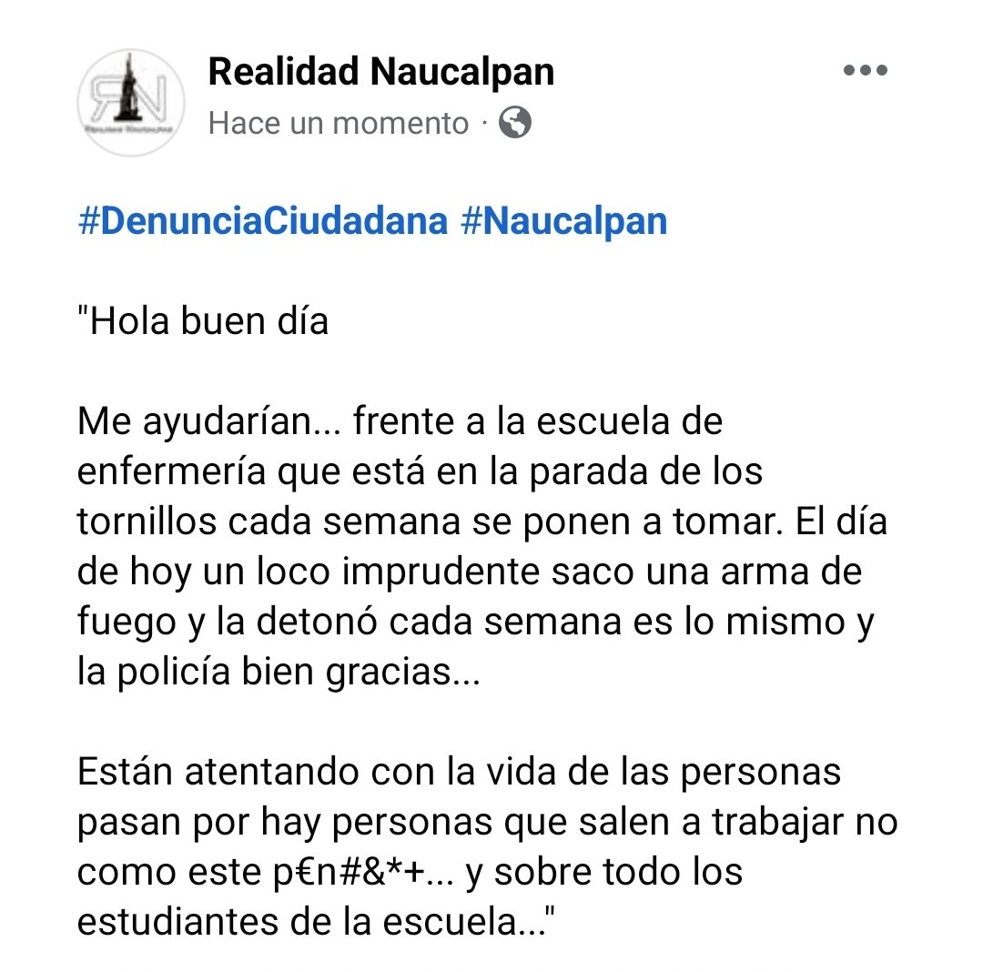 RealidadNaucal2's tweet photo. #DenunciaCiudadana #Naucalpan

@GobNau @PoliciaNau @SS_Edomex @C5Edomex @GobiernoMX https://t.co/vI2nL9EwtV