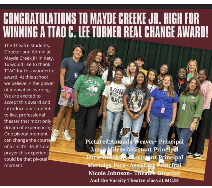 Great things are happening at the Creek @MCJHGators #maydeforthis