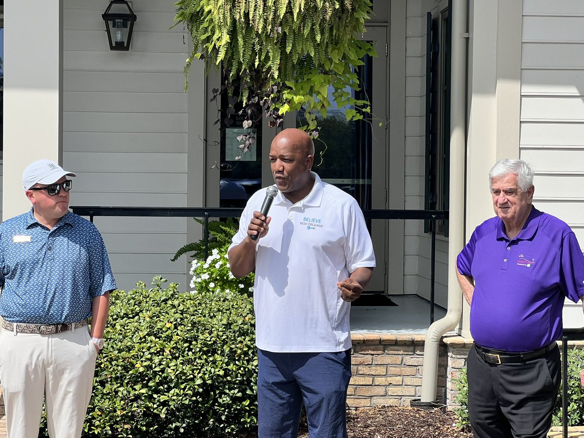 Proud to represent AT&T at the Ree Alario Golf Tournament at TPC of Louisiana today. AT&T is proud to be the title sponsor of this great event that supports the St. Michael’s Special School of New Orleans.