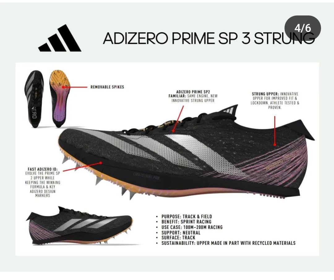 アディダス アディゼロ プライム SP 3 Strung / Adizero Prime SP 3 アディダス アディゼロ プライム SP 3 Strung / Adizero Prime SP 3