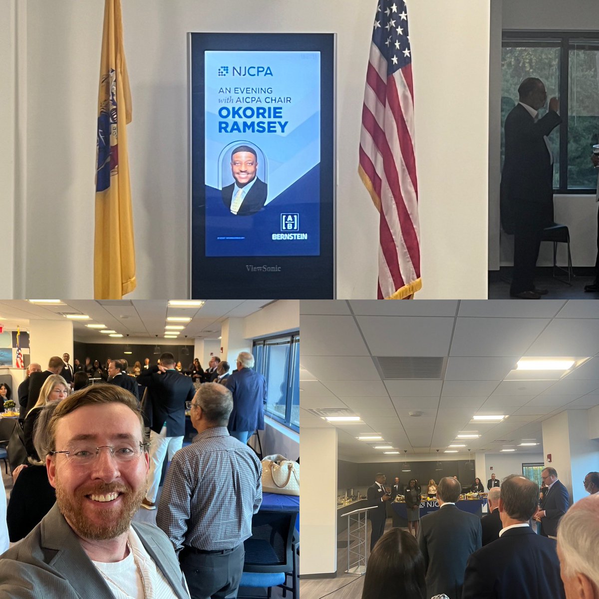A great event to cap off a great day with Okorie Ramsey, CPA, CGMA, PMP, NACD.DC sharing insights with the @NJCPA <a href="/NJChamber/">NJ Chamber of Commerce</a> @NJCPA_CEO <a href="/Ed_OConnell_CPA/">Ed O'Connell</a> <a href="/JoeHuntCPA/">Joe Hunt</a> <a href="/ZumbaCPAchick/">Nicole DeRosa, CPA</a> <a href="/DonPMeyer/">Don Meyer</a> <a href="/AICPA/">American Institute of CPAs</a>
