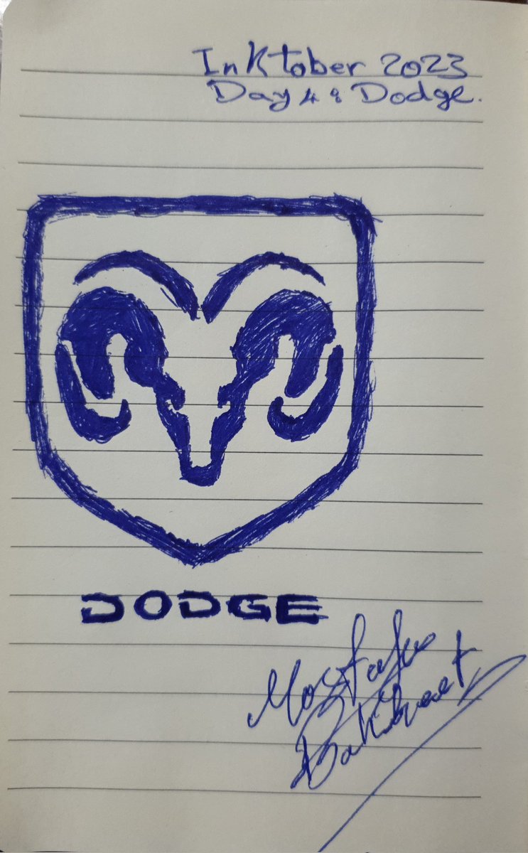 letsmatchlacee9's tweet photo. #inktober2023 #Inktober #inktober2023day4 "DODGE"
🚗💨 https://t.co/9exG5mZxny