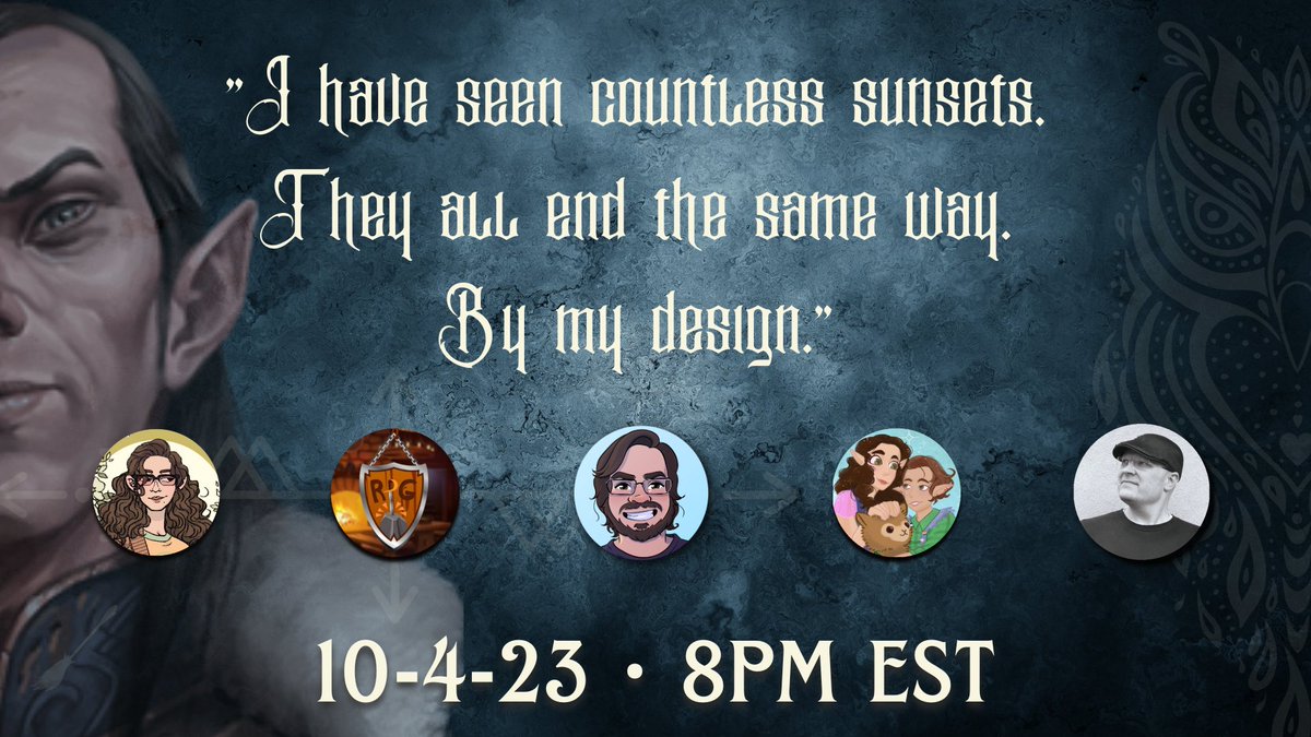 TheRPGuild1's tweet photo. Oh my goodness! It's been a while, but we're finally live again with Curse of Strahd! Come join us in chat! channel link is in the comments. #ttrpgcommunity #ttrpgfamily https://t.co/SwpJeqCaQu