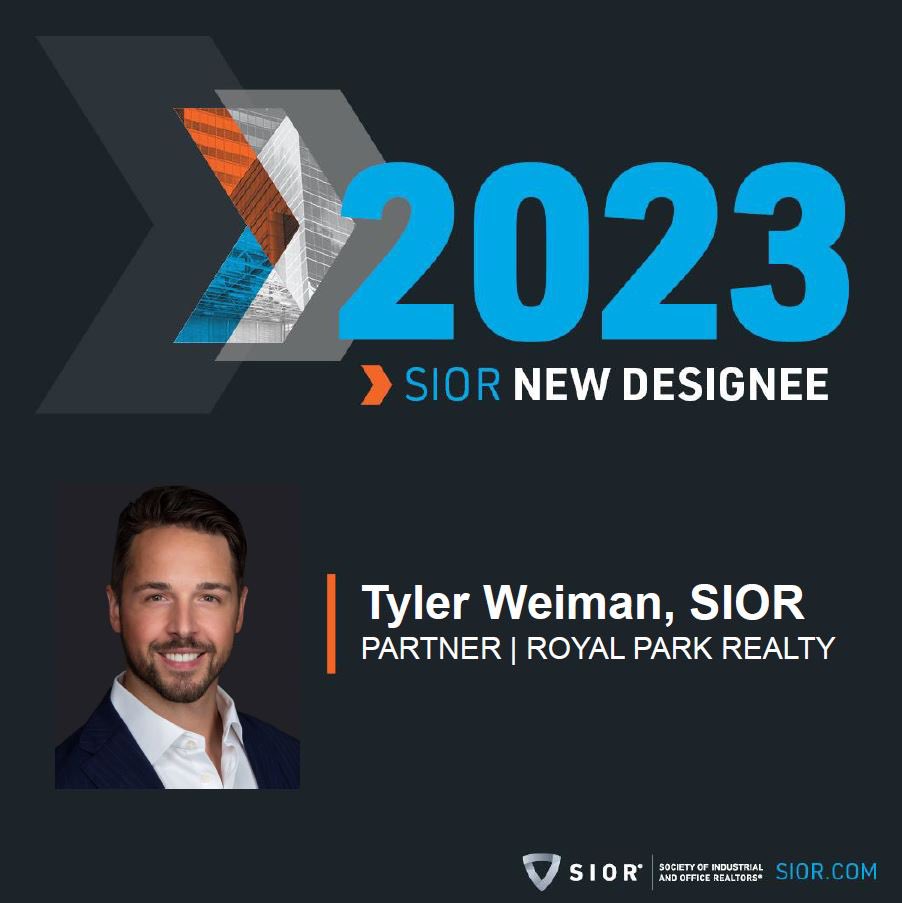 Weimsy's tweet image. Extremely proud to have accomplished this designation. I look forward to growing these relationships and continuing to be an industry leader. @SIORglobal @RoyalParkRealt1 #2023