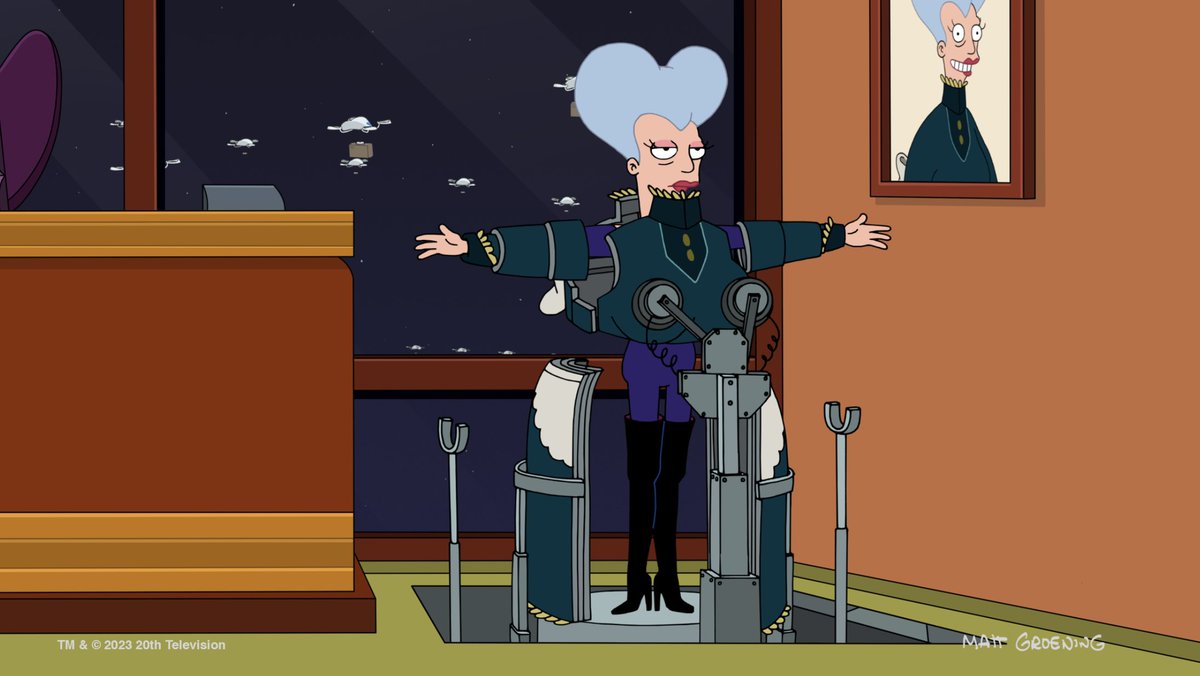 futurama_hulu's tweet image. On my way to start some drama.