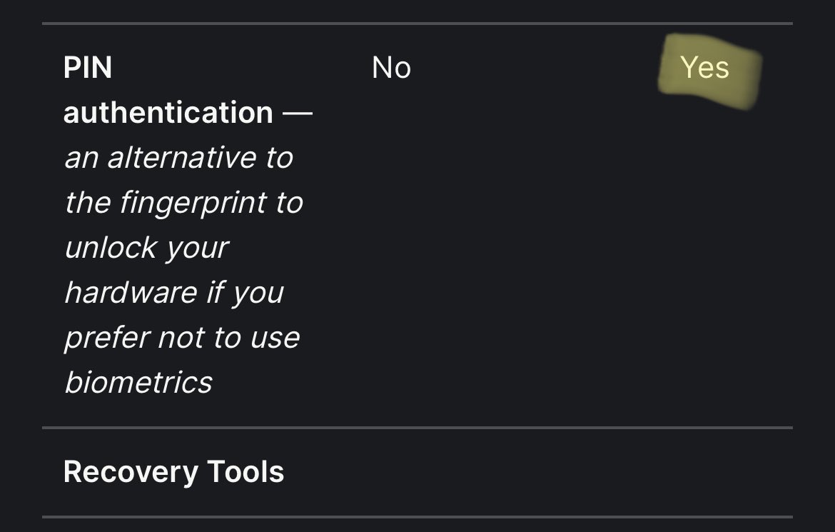 gmblr247's tweet image. I am curious how the final product and features will look like. Good to see that there is already PIN authentication announced for the „later“ product. Display? Let‘s see how the journey for improvement will work out. #Bitkey #Bitcoin