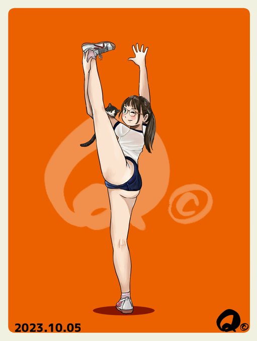 10/5㊍のモカちゃん
ブルマのI字バランスは後ろ姿もイイ❣😤😤 