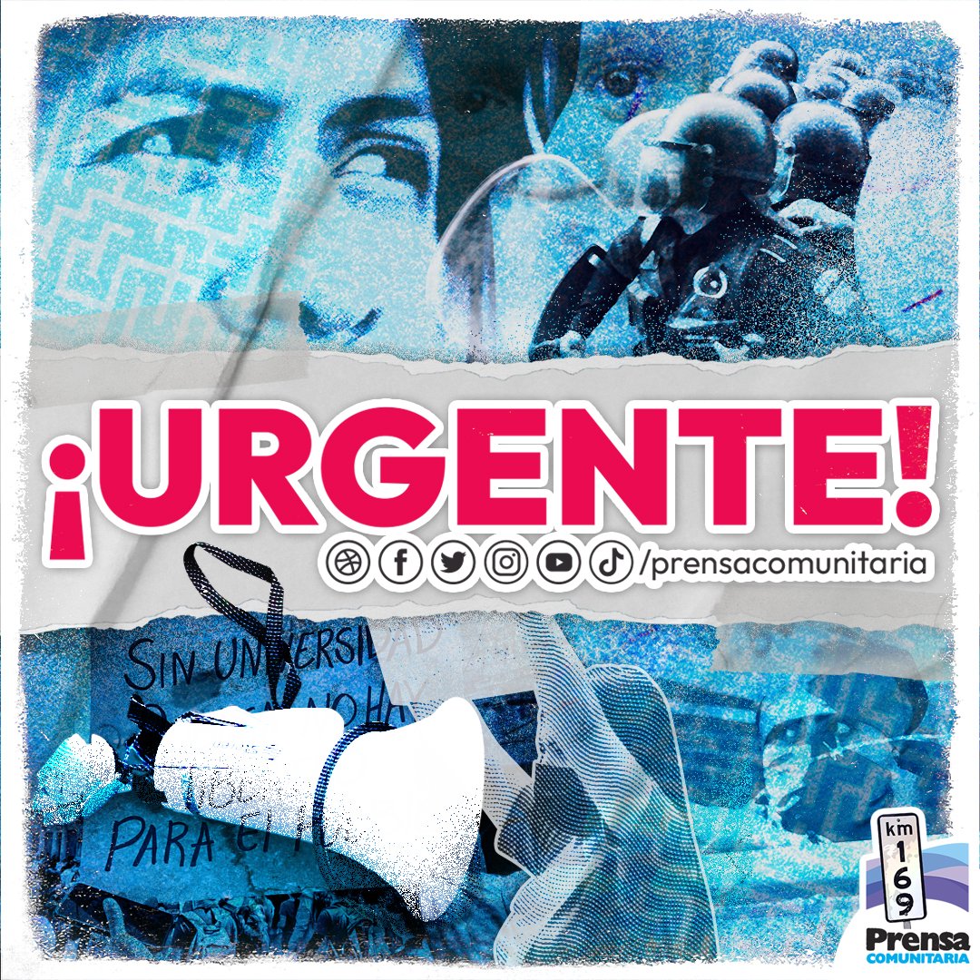 #ParoNacional ✊Un grupo de choque llegó a la sede del <a href="/MPguatemala/">MP de Guatemala</a> portando palos, cubriendo se rostro, exigiendo a la gente que dejen de protestar contra la Fiscal General. 

Afirman que no les permiten trabajar, este grupo proviene de la terminal de la zona 4 según testigos en