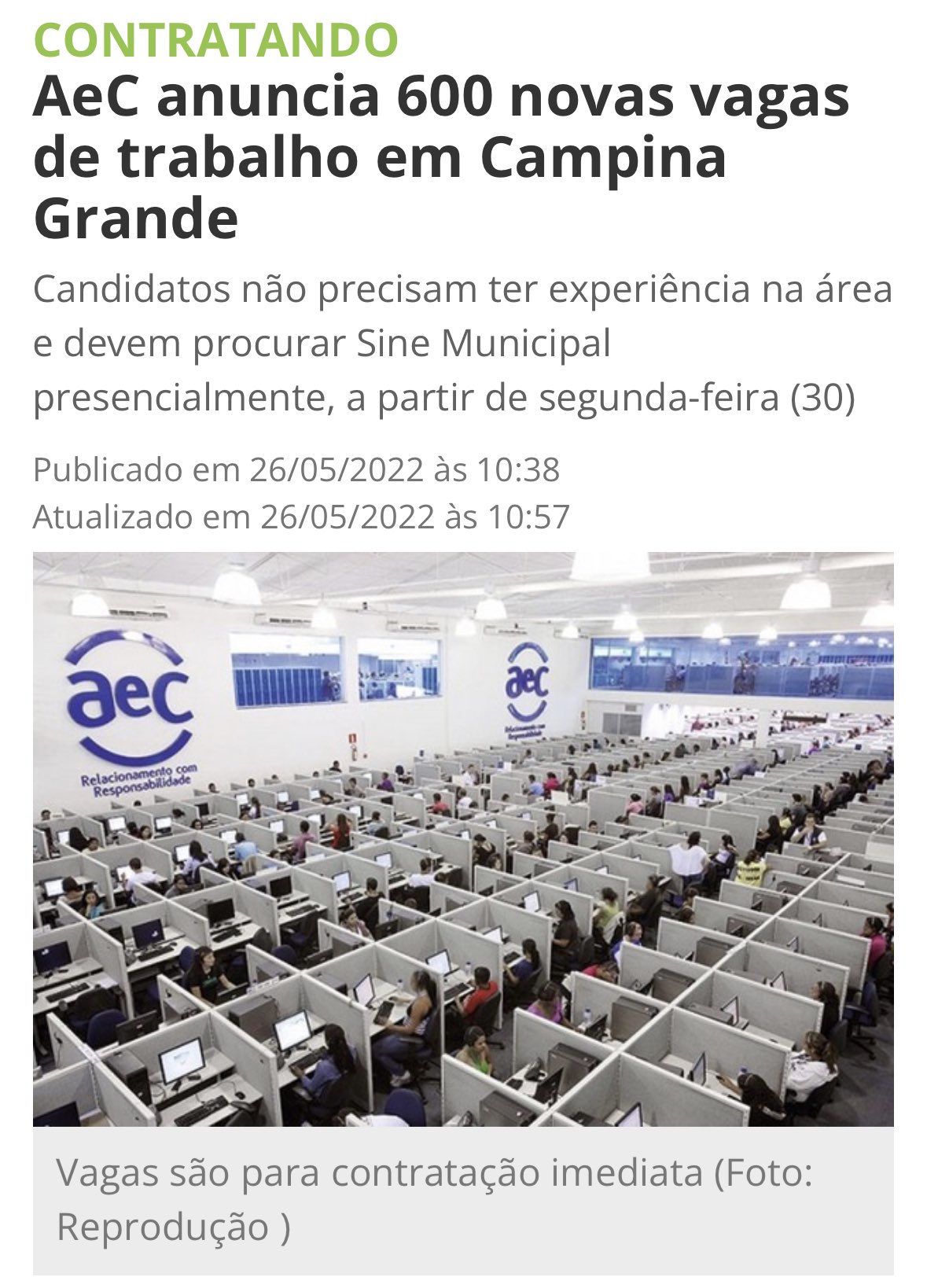 AeC - Relacionamento com Responsabilidade - Para se cadastrar na