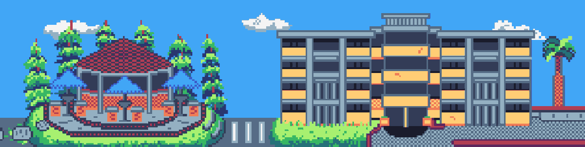 USBCEIC's tweet photo. La USB en pixeles 😍 Cuéntanos, ¿qué parte de la Simón quisieras ver recreada en pixel art? https://t.co/gCEdF2pacx