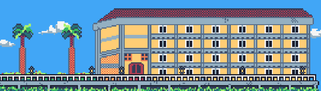 USBCEIC's tweet photo. La USB en pixeles 😍 Cuéntanos, ¿qué parte de la Simón quisieras ver recreada en pixel art? https://t.co/gCEdF2pacx