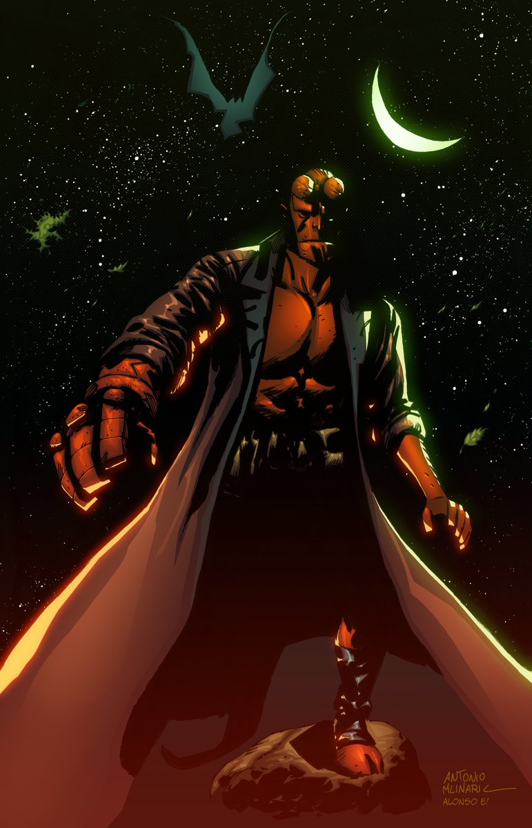 pixeltool's tweet photo. Saw this Hellboy from @NeroQuantobasta and decided to add my two cents to it with my colors #hellboy #righthandofdoom #mikemignola #comicsartists #comicscoloring #pixeltool #alonsoespinoza https://t.co/NYjKFDKZg3