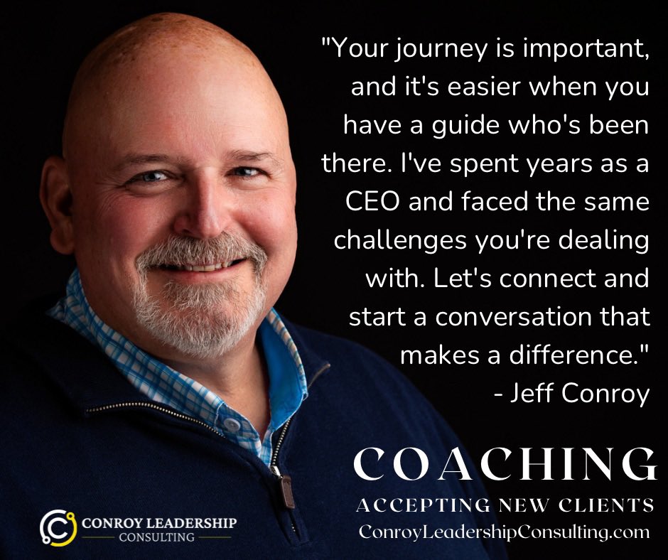 ConroyLC's tweet image. A good leader will grow and learn ― Stagnation is not leadership.

Thank you @jeromepollos and Jerome Pollos Photography for my new headshot! 

#leadership #coaching #mentor #guide
