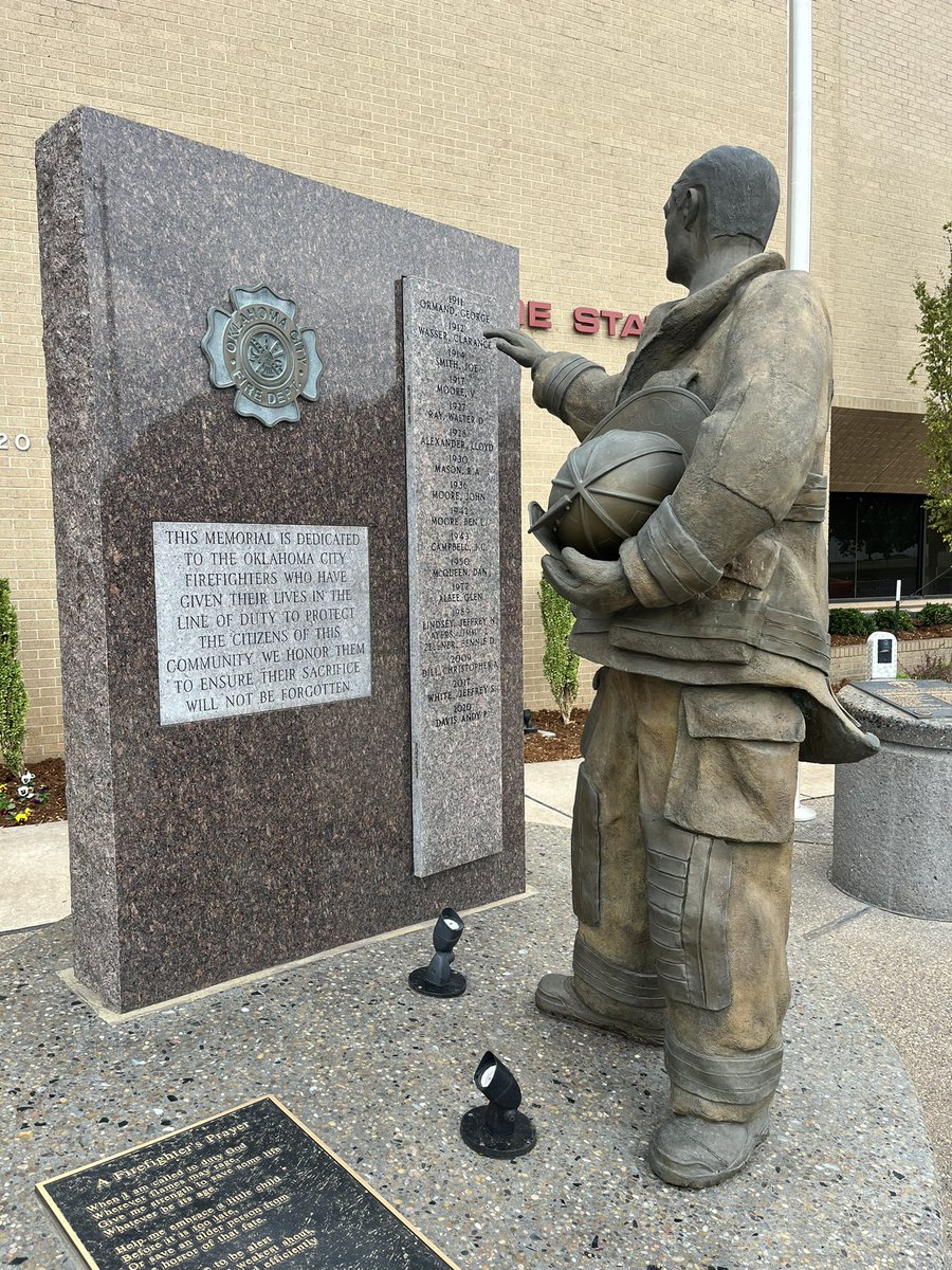 Sadly to many names, but an amazing tribute. Oklahoma Station 1.