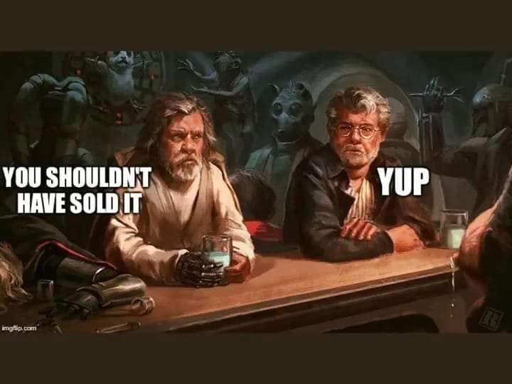 @MarkHamill I think me and millions of other fans agree. Not to knock the great work by very talented writers and production crews, be all can safely assume. Luke would have had a better story than what we got! #maytheforebewithyou