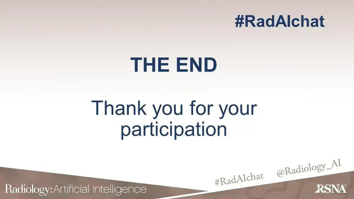 Radiology: Artificial Intelligence tweet media