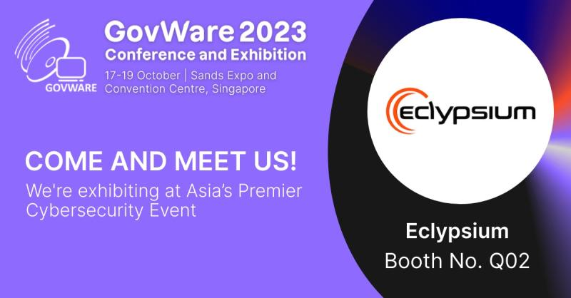 eclypsium's tweet image. If you'll be in Singapore for #GovWare 2023 this month, be sure to stop by booth Q02 to meet the Eclypsium team! Schedule a meeting now at the link below to learn how we can help fortify your digital infrastructure and build trust in your supply chain.
bit.ly/3RM8D2B