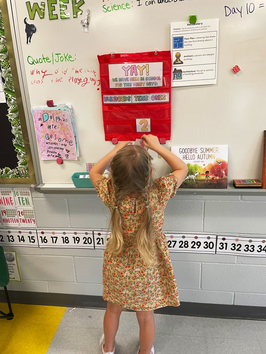BUZZin2ndGrade's tweet photo. The Proud Pelican this Week brought in a book she wrote and illustrated about dolphins and has been reading a page a day to the class! ๐๐ฉท #leader #classcommunity #author #illustrator https://t.co/HXjADOF6f1