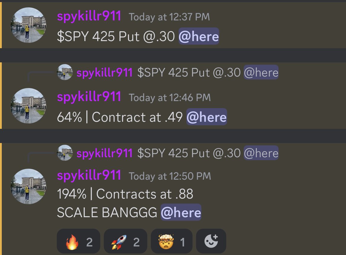 21-0 streak lol

Pussys missing out on $SPY BANGERS