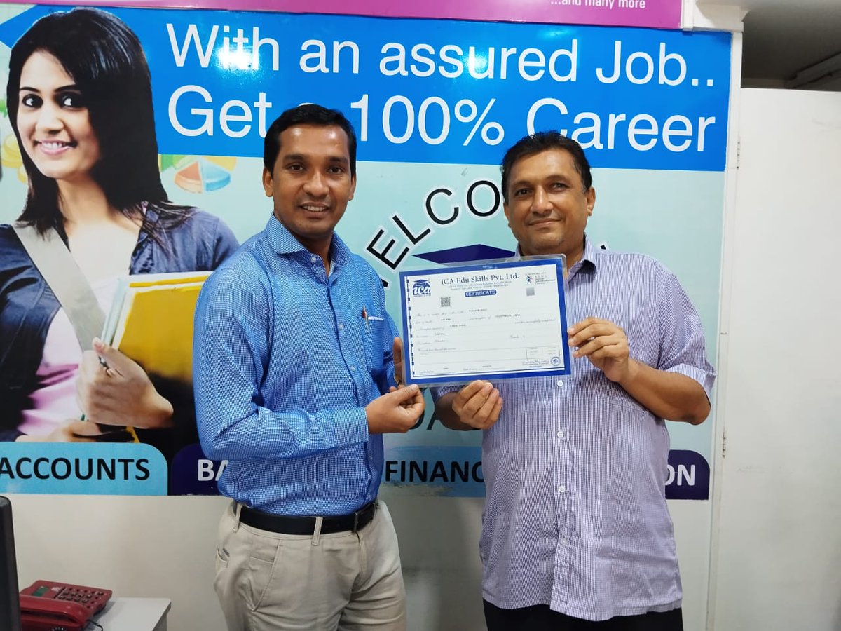 dadar_ica's tweet photo. Alumni meet conducted at ICA Dadar . Student Felicitated with Certification # 2023 https://t.co/YfotwIuEyd