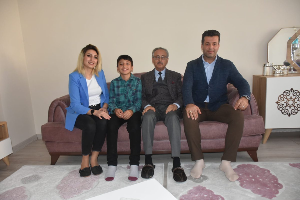 Kaymakamımız A.Selim PARLAR Gazi Polis Memuru Semra KÜLLÜ'yü ziyaret etti.