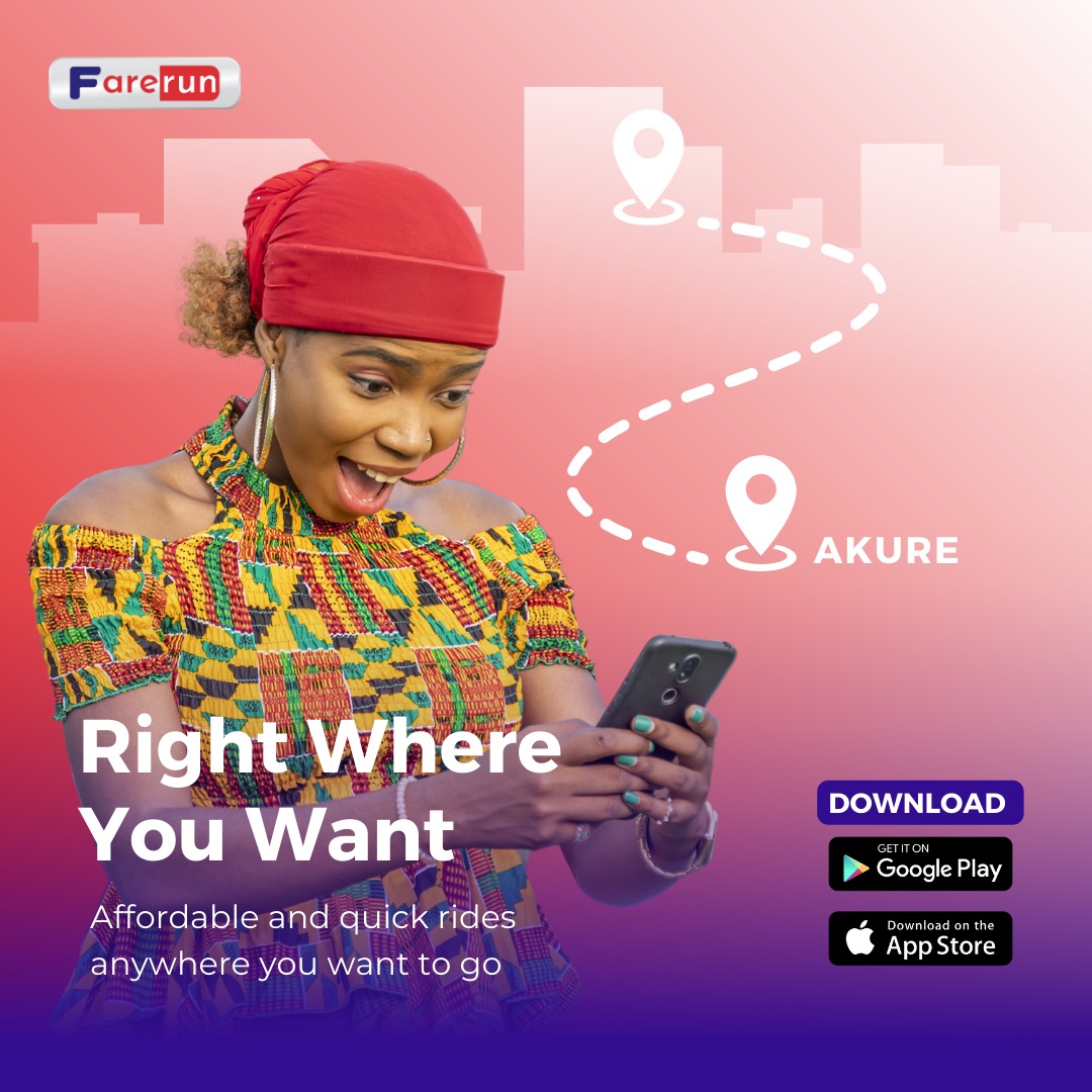 FareRun_Nigeria's tweet photo. Akure Farerun is now available in your city! Grab the Farerun app and unlock amazing discounts. Travel affordably and swiftly to any destination of your choice.
#Farerun #UnlockAmazingDiscounts #TravelEasily #Akure #RideWithEase https://t.co/SgUdcSLXuW