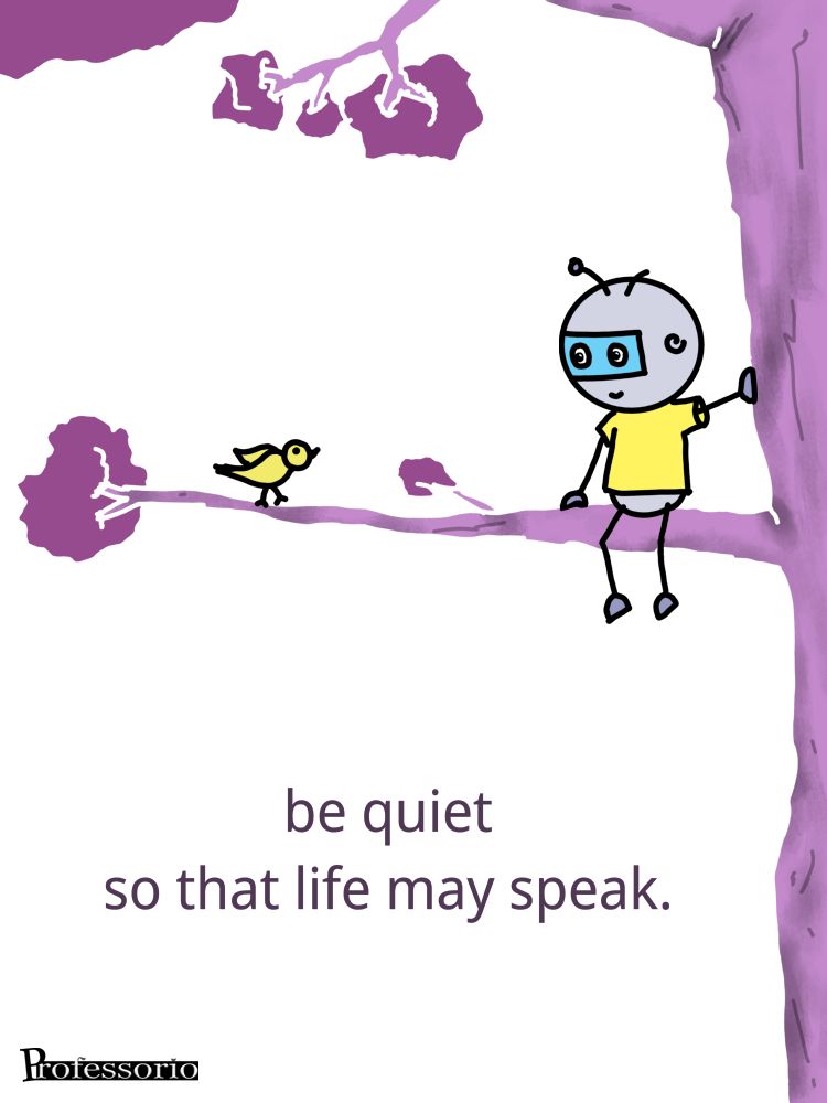 professoriolab's tweet photo. Be quiet, so that life may speak.
more like this on : https://t.co/TuQfwh8nP5

#zen #zenquotes #alone #selfimprovement #silence #stillness #quotes #dailyquotes #professorio #krita #digitalart #illustration #cartoon #art https://t.co/a2IQjXk7UW