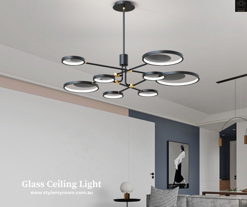 StyleMyRoom's tweet image. Discover our modern glass ceiling light, a fusion of sophistication and contemporary design.

Elevate your living space with this stunning lighting centrepiece // SHOP NOW stylemyroom.com.au 
#ceilinglight #ceilinglights #glasslighting #chandeliers #homelighting