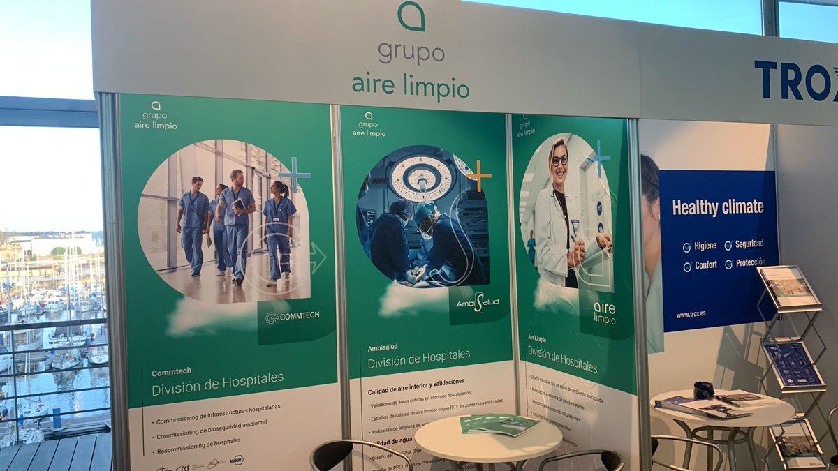 #40SeminarioAEIH El Grupo Aire Limpio  estamos en el 40 Congreso de Ingeniería Hospitalaria en La Coruña.  <a href="/Commtech_Spain/">Commtech_Spain</a> <a href="/AireLimpio2000/">Grupo Aire Limpio</a> @ambisalud