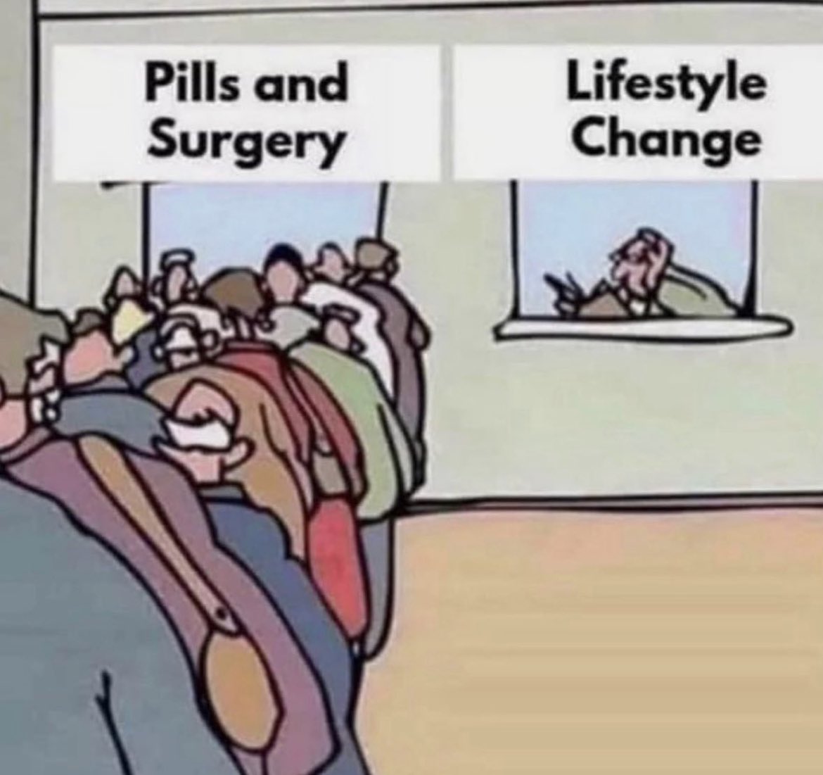 I see this daily with loved ones & strangers. 

The medical industry doesn’t care for your health. 

Take responsibility & start making small changes every day. #FuckPharma