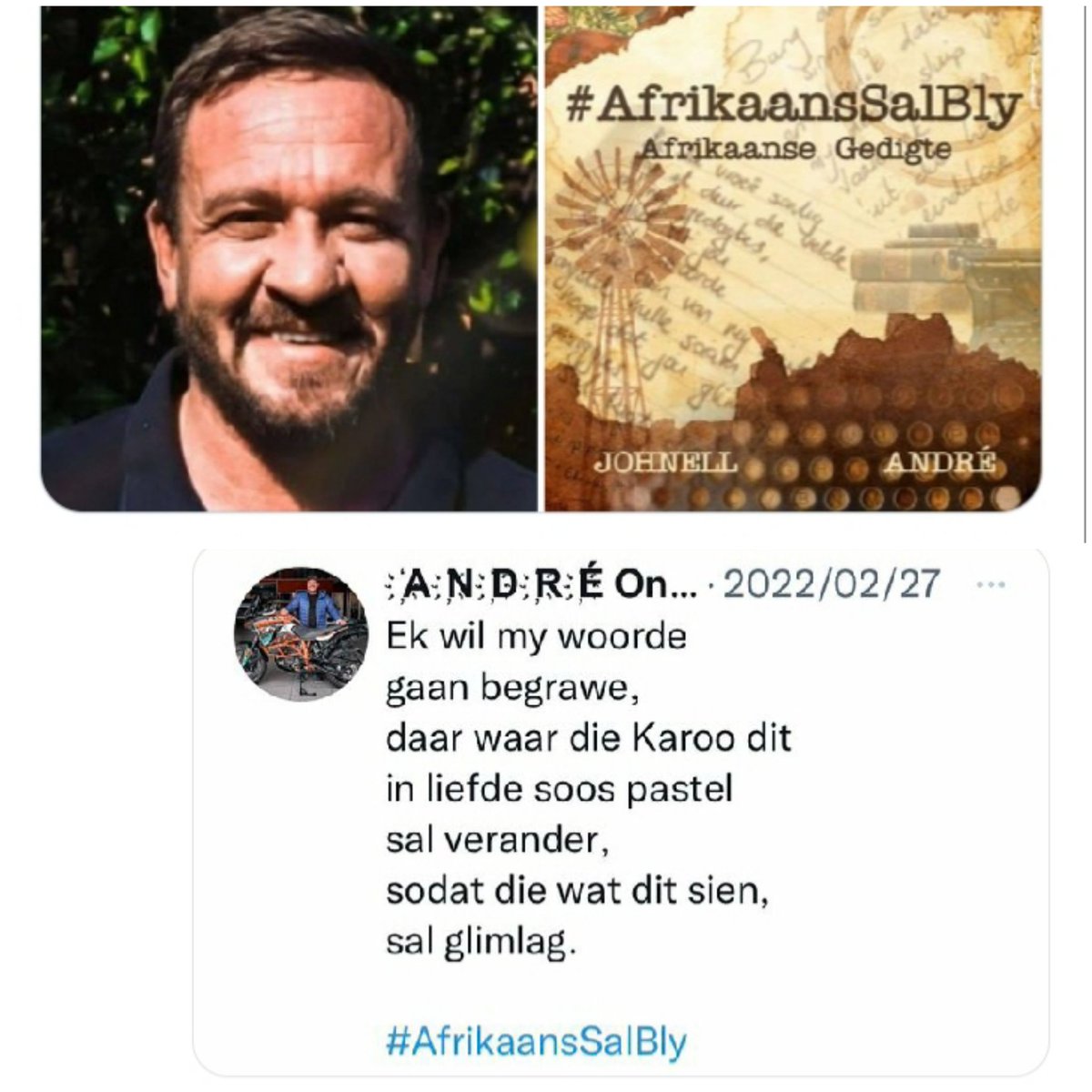 5 Oktober 2022 het jou ster verskiet.
Ons onthou.