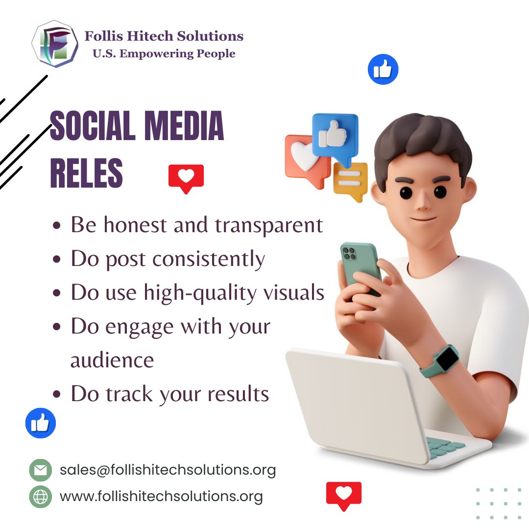 Sharing the love, not the hate. Spread kindness and positivity.💙

Follow For More:
follishitechsolutions.org

#digitalmarketingservices #SEM #DigitalMarketing #MarketingSkills #OnlineAdvertising #SearchEngineMarketing #DigitalStrategy #MarketingCareer #MarketingTips #CareerGrowth