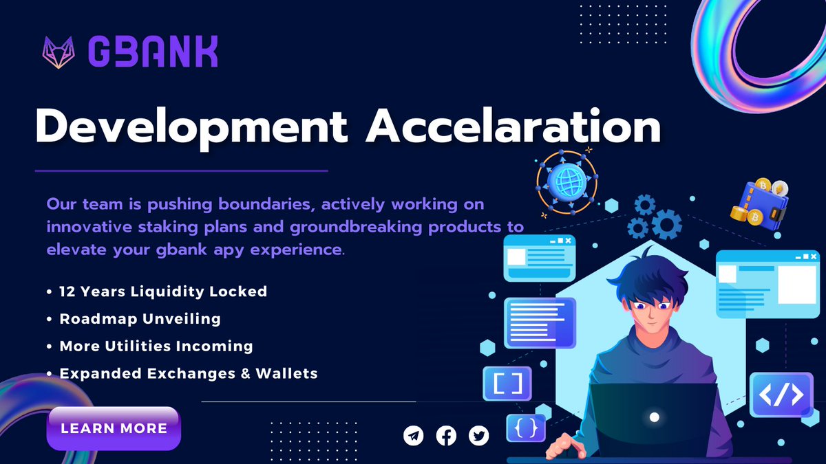 ApyGbank's tweet photo. The @ApyGbank story is just beginning. Follow us for real-time updates and be part of our thriving community. 

Exciting times ahead! 🚀🌐

 #gbankapy #crypto #blockchain #development #staking #roadmap #innovation https://t.co/rXxh9dUDn3