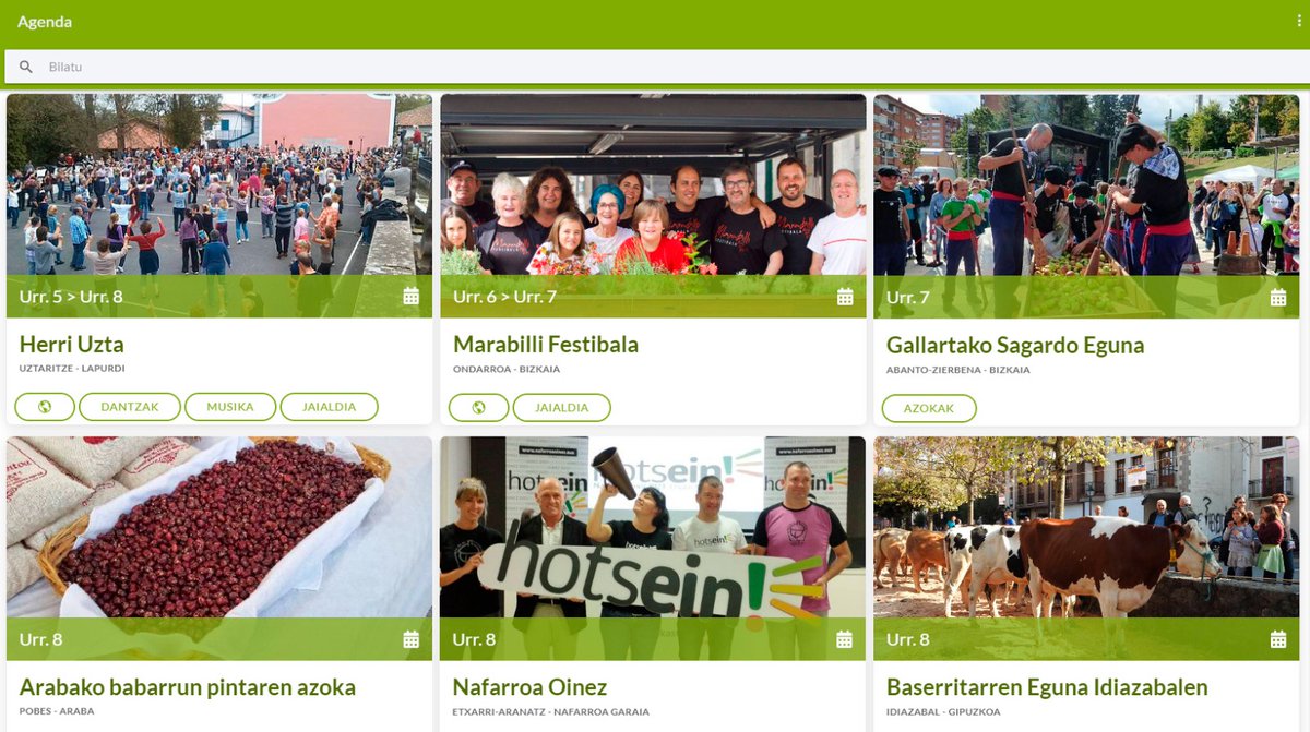 IABADABADUUUU!!!!
📖 Dagoeneko asteburuan pentsatzen hasita? Aste honetan ere bete-betea dator Euskal Herriko kultur agenda!!! Herri Urrats, festak eta euskal jaiak, azokak eta bestelako egun bereziak aukeran daude! Hasi planak egiten!!! 

👇🏼👇🏼👇🏼
lurgida.eus/agenda