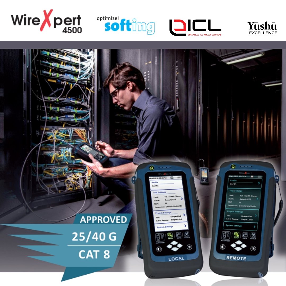 IC_Logistix's tweet image. WireXpert 4500: The World's First Cat 8 Cable Certifier 🌐🔌
Upgrade your cable certification game with WireXpert 4500. Get ready for the future of networking! 💪🏽💻
#wirexpert4500 #cablecertification #NetworkingTechnology