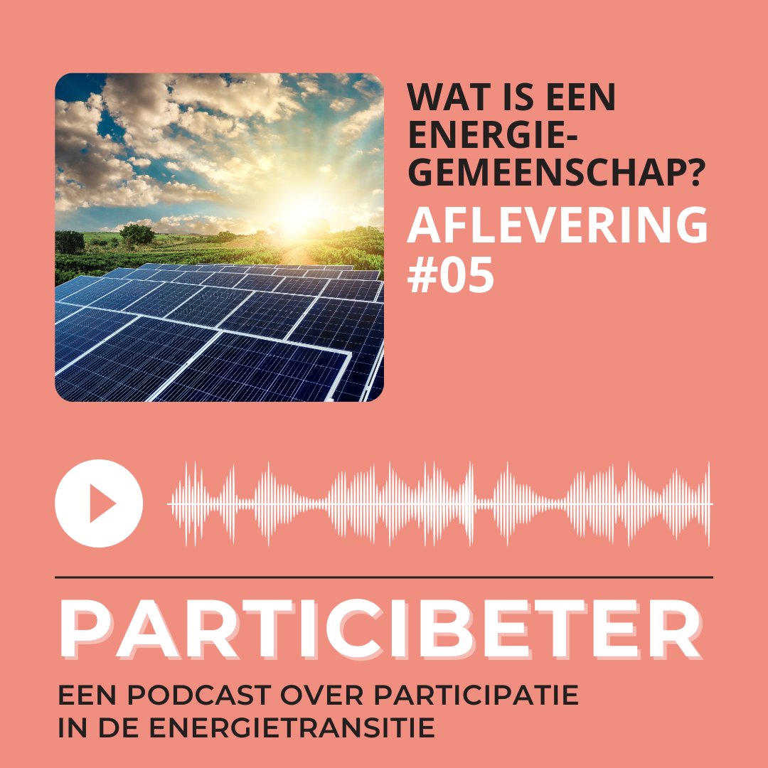 Particibeter is een podcast over participatie in de energietransitie. In deze aflevering onderzoeken we wat deze transitie naar energiegemeenschappen betekent voor participatie. Gast is o.a. Rutger Bergboer van Energiek Nagele. 🎧Beluister de podcast hier: regionale-energiestrategie.nl/participatie/2…