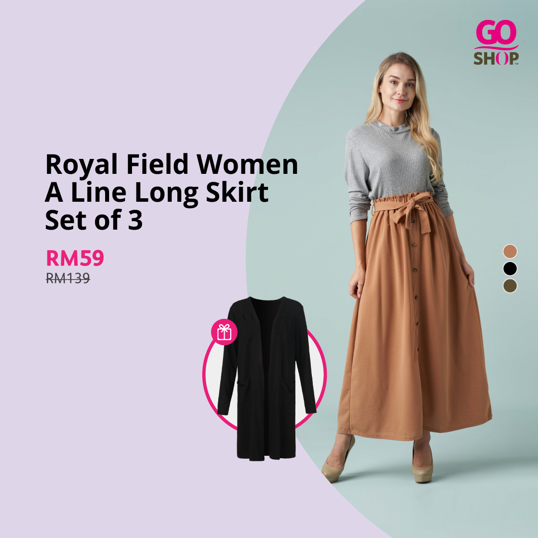 🏷️ ROYAL FIELD CLEARANCE 🏷️

Get our exclusive Royal Field collection at up to RM80 OFF! Everything must go!
SHOP NOW > bit.ly/3LKd76c

#ShopwithGoShop #GoShop #RoyalField #Fashion