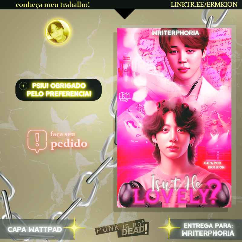kiondesign's tweet photo. —🐰Pedido de: Capa de Fanfic  
—🐰Para: @writerphoria 
—🐰Conheça meu trabalho! https://t.co/nArJvpI7on https://t.co/KYcUE6TGZW
