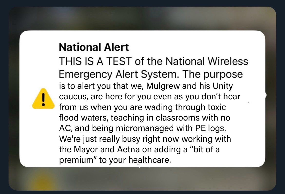 educatorsofnyc's tweet photo. Did any other @uft members get this? https://t.co/AVJ6MuHCmt