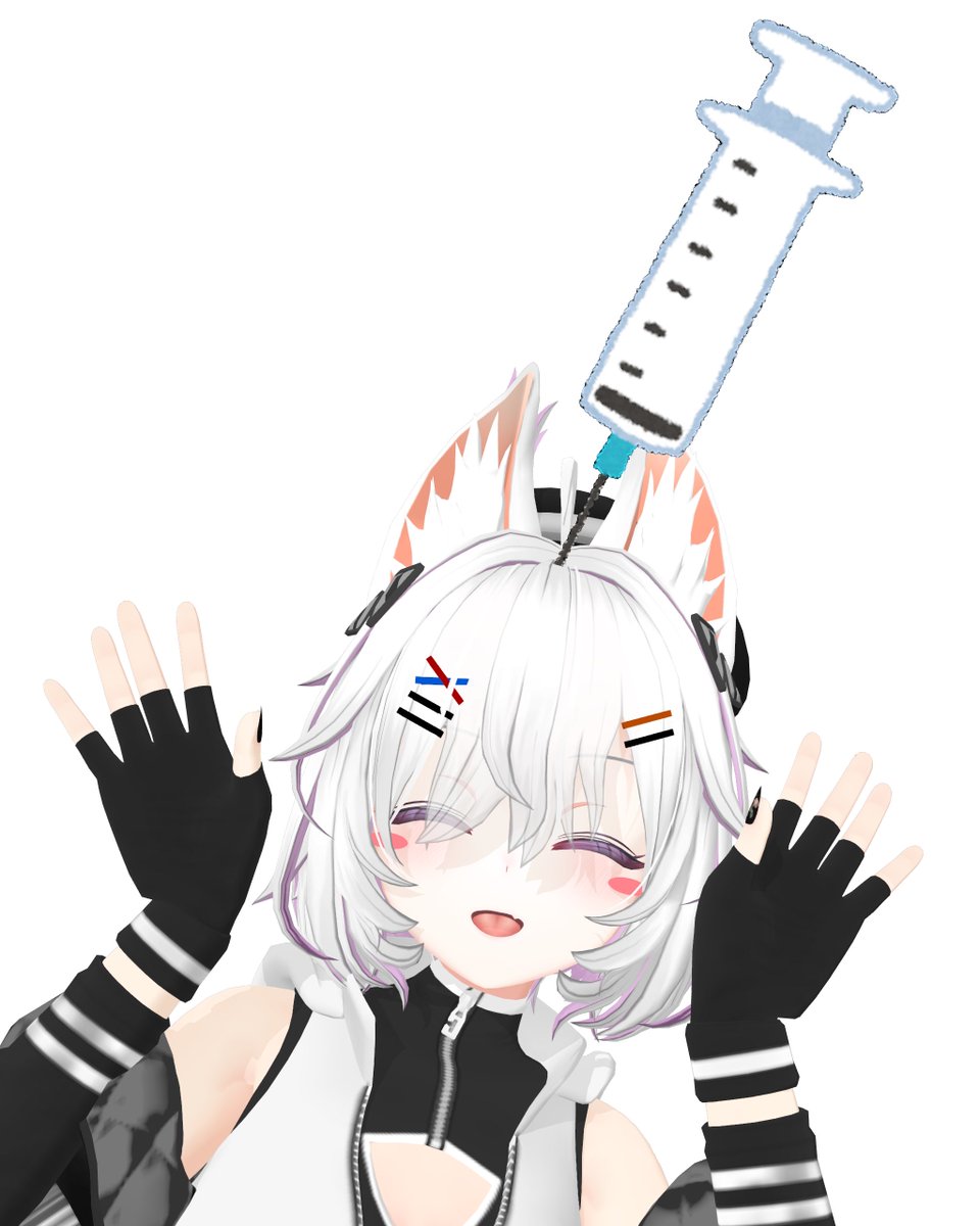 「今日は通院です お注射してきます〜」|シロいののイラスト