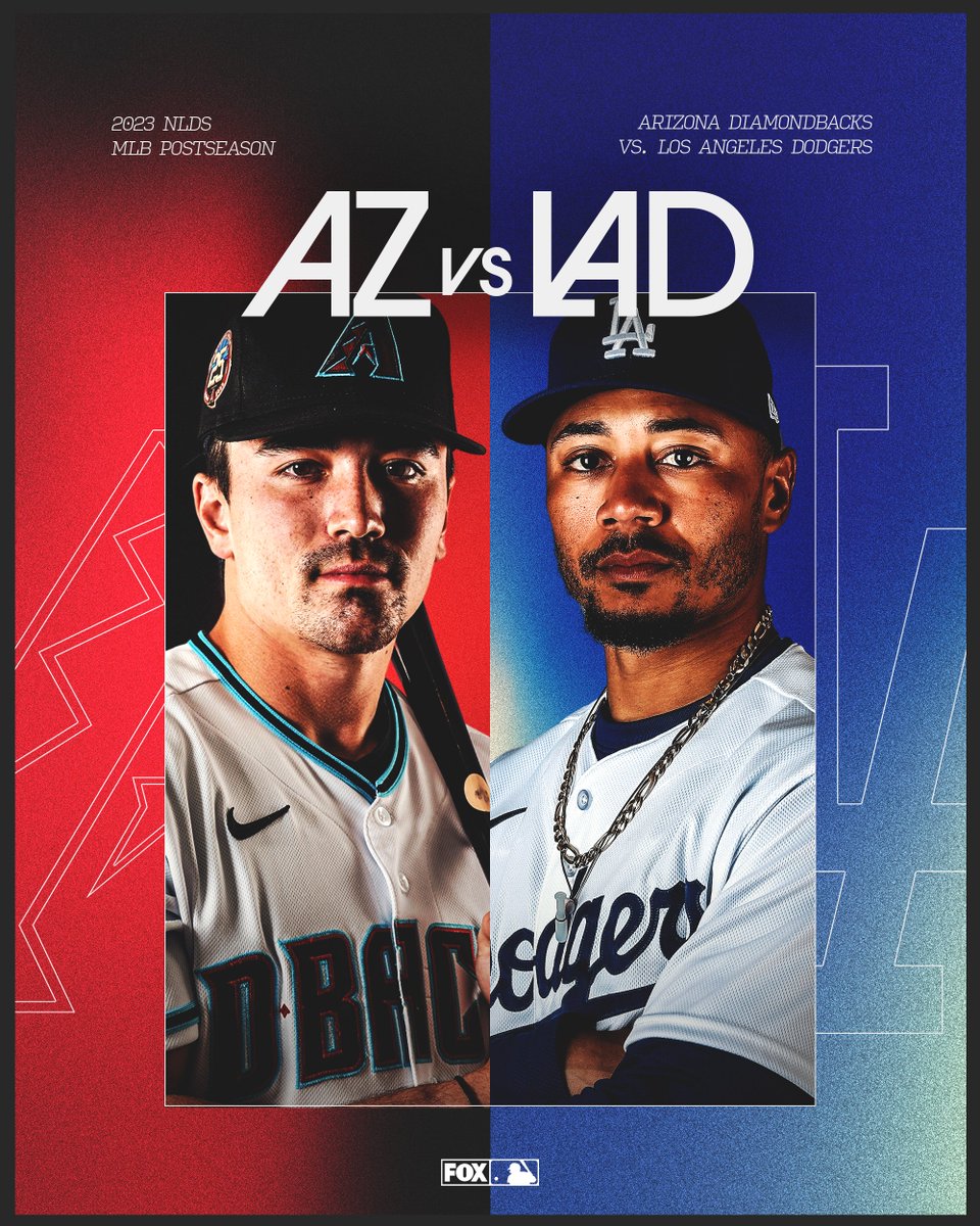 MLBONFOX's tweet photo. The @Dbacks will take on the @Dodgers in the NLDS 🔥👀 https://t.co/C0OecMVoF8