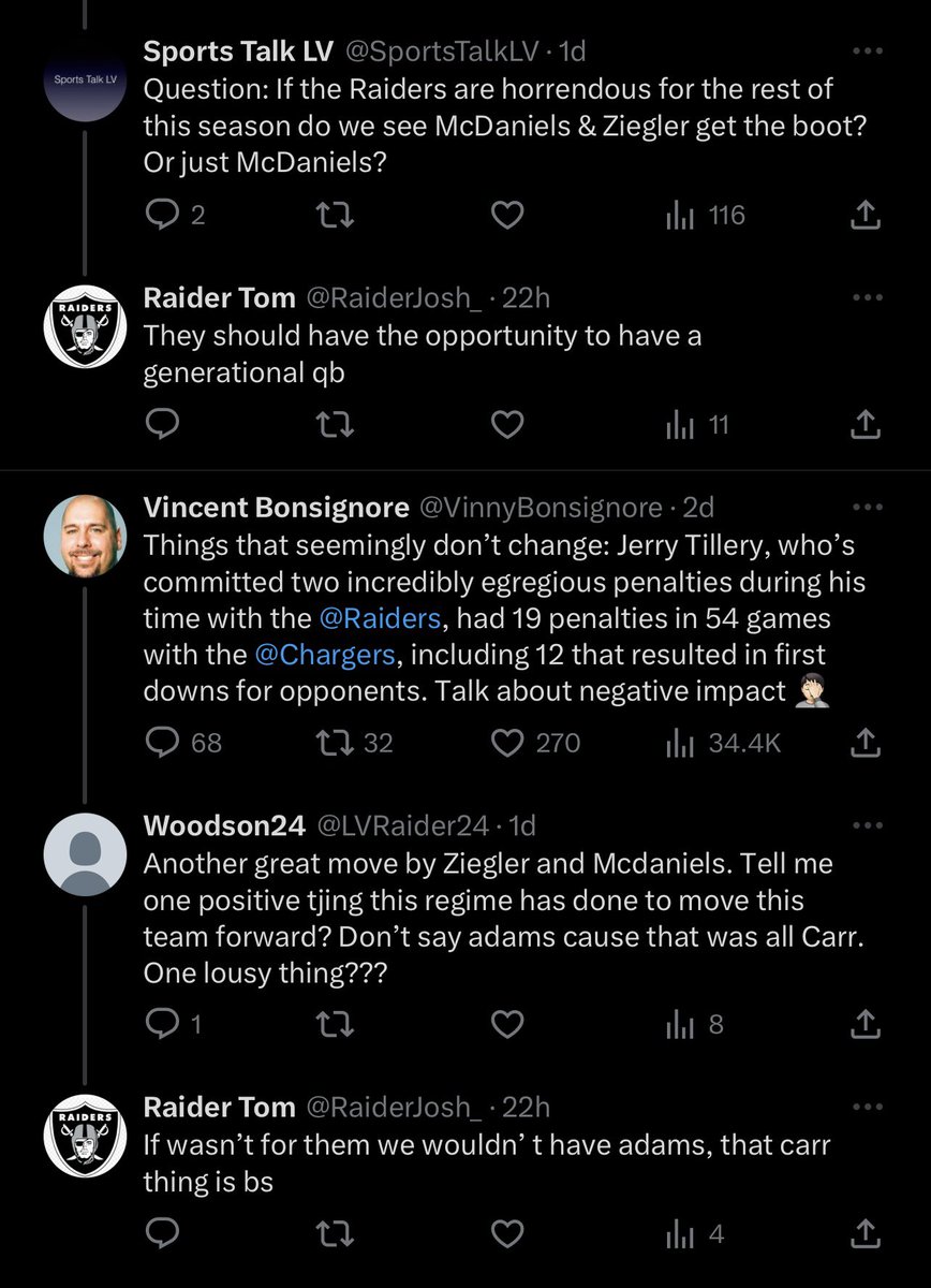 RaiderCody's tweet photo. Oooooh surely we don’t have a Josh McDaniels burner under @RaiderJosh_, do we? His handle is just as original and creative as his play calling..

Saw @KuhnTristen point it out and I can’t disagree. https://t.co/Kg04DKgB7E