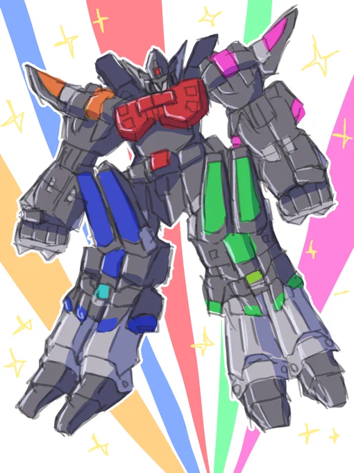 ロボットアニメに詳しいので分かるのですが、ブラックナイト達は五体合体しますよ。   #SEEDFREEDOM