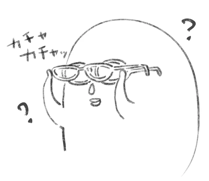 昨日やったメガネメガネ
