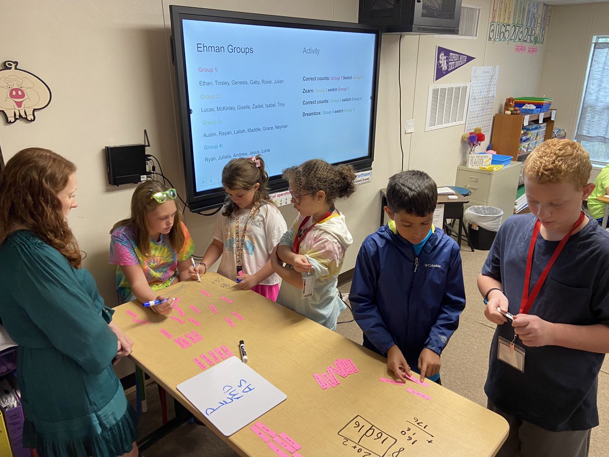 My brain hurt after watching Mrs. Ehman’s small group unscramble order of operation problems! I love the grit these students exhibit as they talk their way through rigorous problems. #TESbulldogs