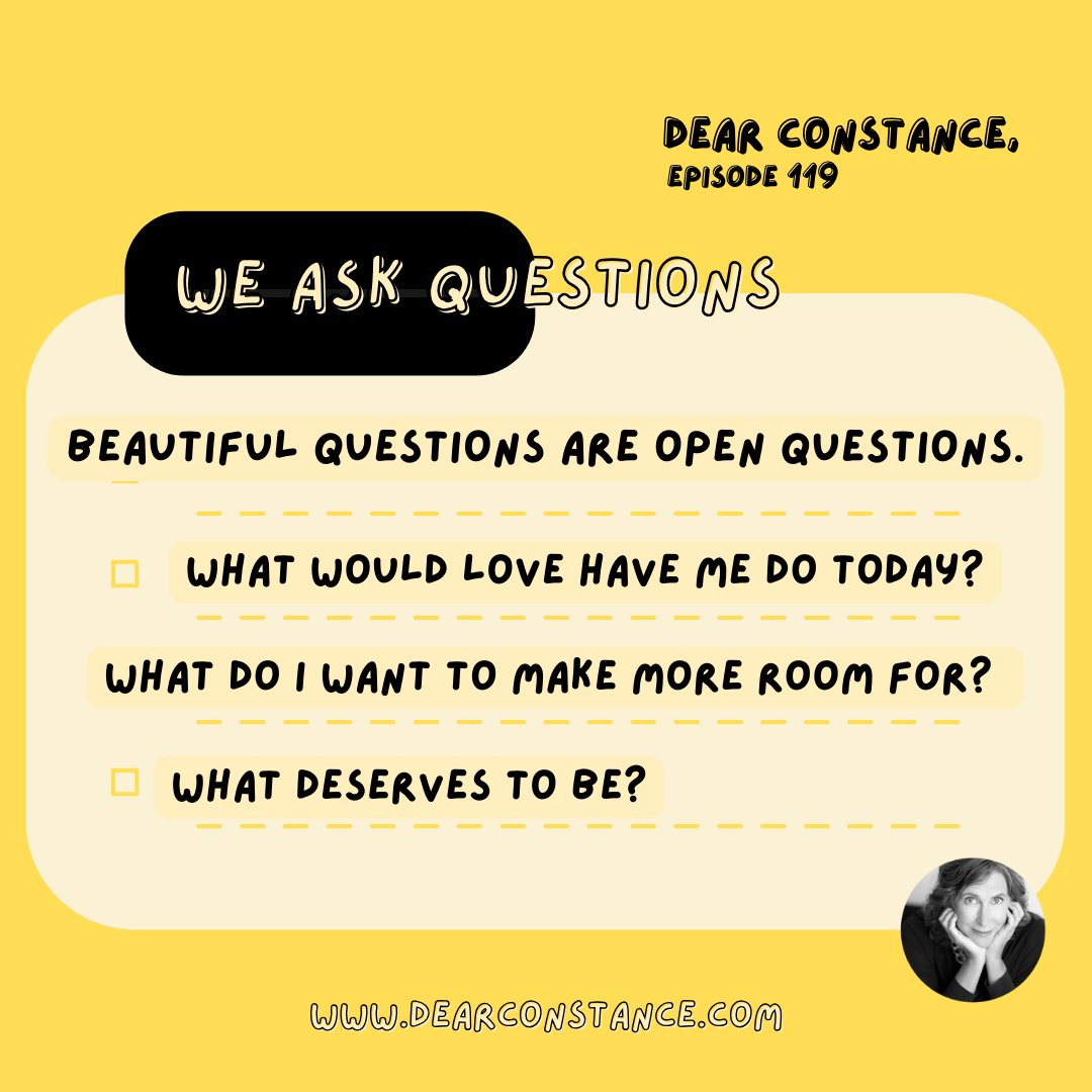DearConstance22's tweet image. Dear Constance, Episode 119 We Ask Questions
Episode Link bit.ly/48sfMLs

#dearconstance #beautifulquesions #shortformpodcast