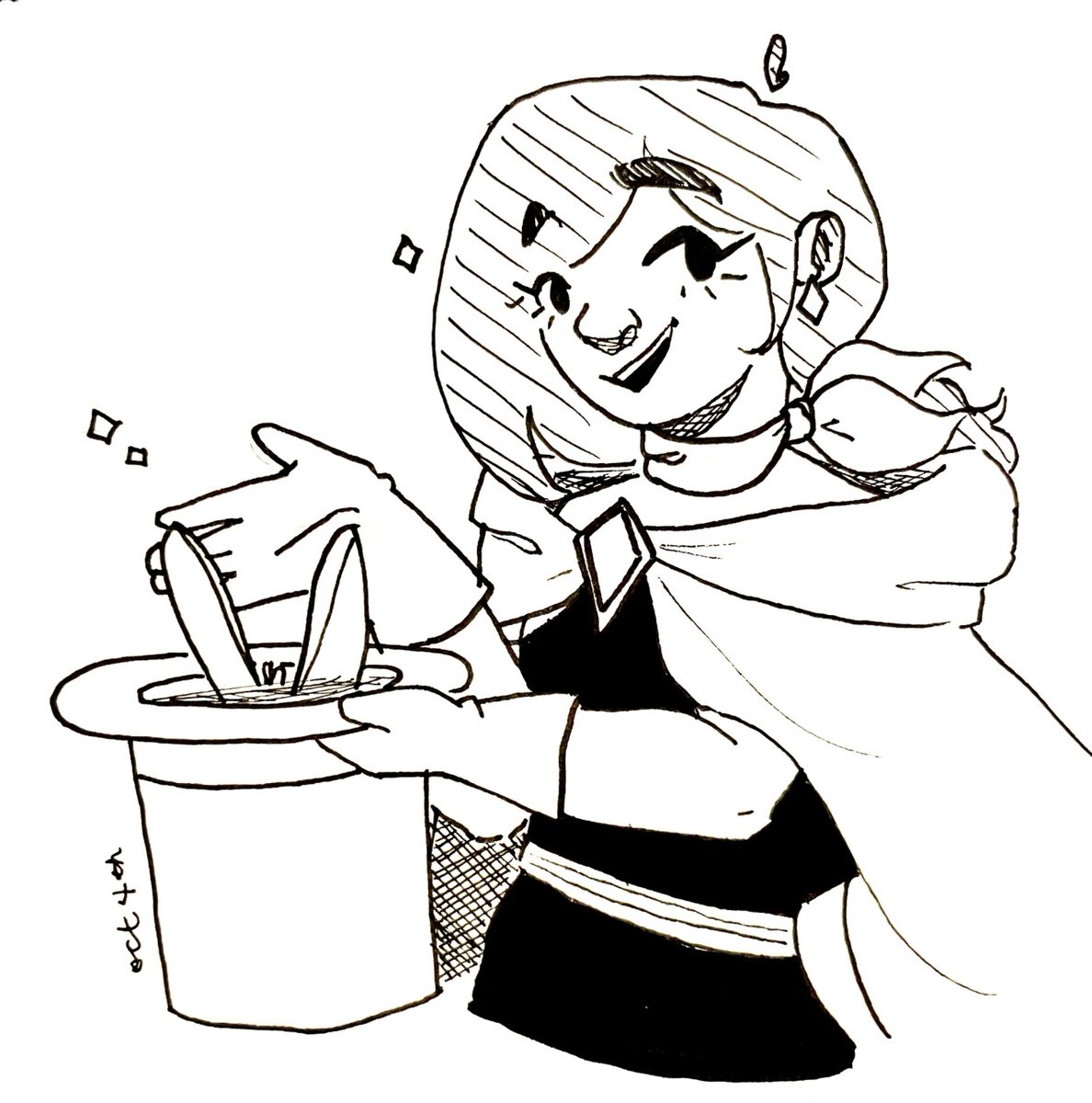 dailyaagirls's tweet photo. daily aa girls inktober edition. day 4 ✨

#trucywright #aceattorney https://t.co/I6sl9HoENf